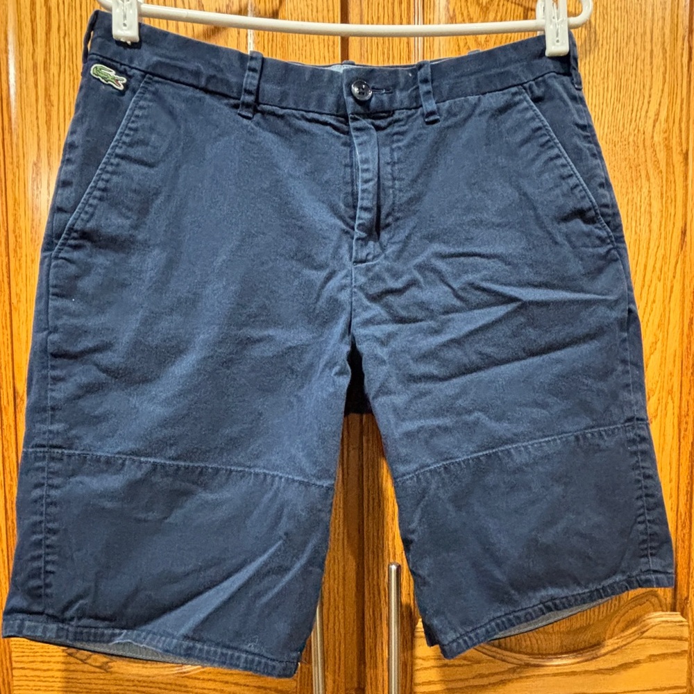 Lacoste Men's Dark Blue Cargo Shorts